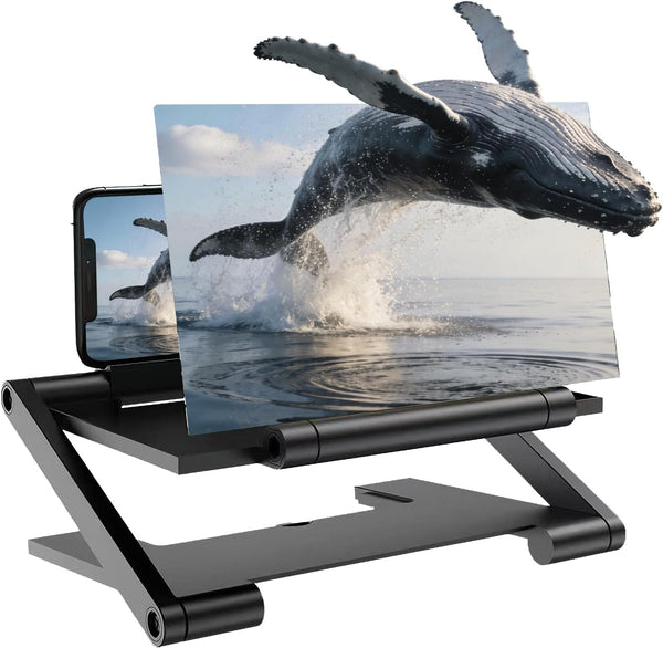 teqnizo Screen Magnifier Version, 2026 New 3D HD Mobile Phone Magnifier Projector Screen,