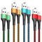 Durcord 6FT Lightning Cable: Fast Charging Nylon Braided Cord for iPhone 14/13/12/11 Pro Max/XS/XR/8/7/6S/SE/iPad.