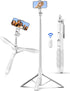 SelfieShow 71" Selfie Stick, Smartphone Tripod Stand All-in-1 with Remote, Travel Tripod for
