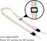 Sunmns Camera Neck Shoulder Strap for Instax Mini 12/11/9/8/90/70 Instant Film Camera, Rainbow