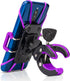 Baby Stroller Phone Holder, Universal Clamp for Shopping Cart, Golf Cart, Bike, Motorcycle, Treadmill (Purple)