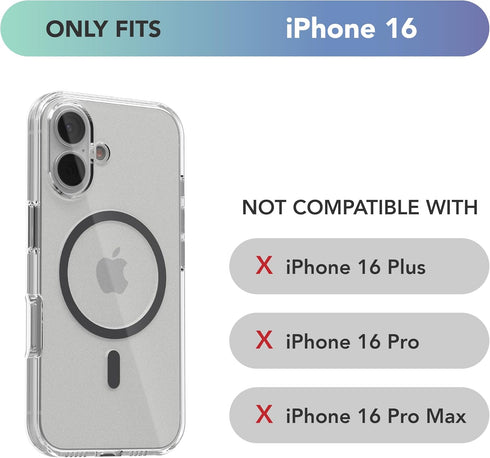 SleekStrip 16 UltraClear Magnetic Case for iPhone Military Grade Drop Protection Anti Yellow for MagSafe Best