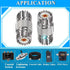 2PCS PL259 UHF Coax Adapter Cable Gender Changers, SO239 Coax Connector Female to Female for CB Radio