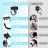 Generturbo Backpack Tether for Garmin Handheld GPS Mount Accessories, Compatible with Garmin eTrex, Rino, Oregon, Alpha