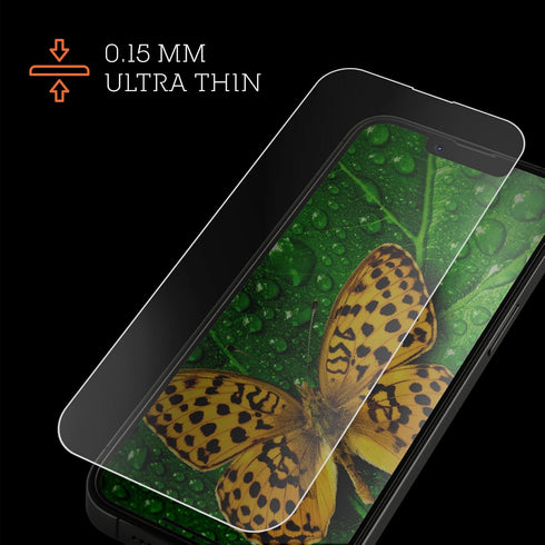 STM Ultra Premium EcoGlass iPhone Screen Protector! 100% Recycled & Recyclable, Crystal Clear, Shatterproof, Scratch