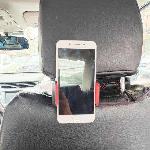 Vehibrckt 360 4-7 Inch Car Rear Seat Headrest Phone Holder, Adjustable Backseat Cell Phone Mount for iPhone