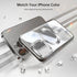 JUESHITUO iPhone 15 Pro Max Case - Black Titanium, 6.7", Military Grade Drop Protection, N56 Magnets, Screen & Camera