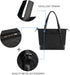 KROSER Laptop Tote Bag 15.6 Inch with USB Port, Large Computer Shoulder Bag for Women, Laptop Case for Office Business