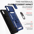 iPhone XS Max Case with Camera Lens Cover, HD Screen Protector, Military Grade Drop Protection, Magnetic Ring Holder