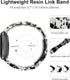 Wearlizer Resin Band Compatible with Fitbit Versa/Versa 2 - Lightweight Bracelet Replacement Wristband Strap