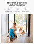 Hugolog 3K 5MP Indoor Security Camera with Auto-Focus, Ideal for Baby Monitor/Pet Camera, Starlight Night Vision, AI