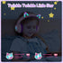 LOBKIN Kids Bluetooth Headphones, Over Ear Wireless with Mic, 50H Playtime, Colorful LED Lights, Safe Volume