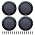 4" Speaker Grills Cover, Cold Rolled Steel Loudspeaker Net Cover, Metal Mesh Speaker Grille Replacement (4 Pack)
