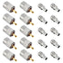 PL259 Solder Connector Plug with Reducer for RG8X Coaxial Coax Cable, 10 Pack