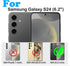 Heavy Duty Shockproof Drop Protection Case for Samsung Galaxy S24 with Belt Clip Holster & Kickstand, Built-in Screen
