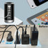 Universal 6-Port USB Charger Desktop Charging Station Hub with Smart Identification Technology, Purple
