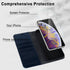 MONASAY Wallet Case for iPhone Xs MAX, 6.5-inch, Glass Screen Protector Included, RFID Blocking Flip Folio Cover