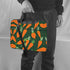 JIPOFD Happy carrot Print Structured Laptop Bag Oxford Cloth Briefcase Padded Shoulder Case with Front Pockets