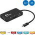 SIIG USB C to 4K HDMI/DisplayPort/VGA/DVI Multiport Adapter - Thunderbolt 3 Compatible, 4 in 1