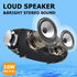 Hopjuery IPX4 5.0 Outdoor Portable Bluetooth Speaker, Waterproof Wireless Speakers, Bluetooth Speakers, Powerful Sound