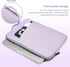 15.6 Inch Water-Resistant Laptop Sleeve Case with Handle for HP, Lenovo, Dell, ASUS, Acer Chromebook 15 - Purple