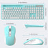 Wireless Keyboard and Mouse Combo, MARVO 2.4G Ergonomic Wireless Keyboard with Phone Holder, Silent Mouse, Compatible