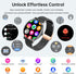 Lefitus 1.27" 130+ IP68 Smart Watches for Men Women(Answer/Make Calls), HD Screen Fitness Tracker with Heart Rate/Sleep