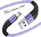 Essri for iPhone Charger Cord 10 FT 2Pack, MFI Certified USB to Lightning Cable 10 Feet, Nylon Braided Long Charging
