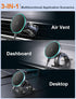 MOKPR 17/16/15/14/13/12 for iPhone Magsafe Car Mount Charger, Wireless Car Charger Magnetic Car Phone Holder for Dash