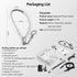 4 in 1 Magnetic Neck Phone Holder, POV/Vlog Neck Mount for Recording with Chest Strap/Phone Clip, Selfie Mount for