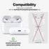 Valkit Compatible Airpods Pro 2nd/1st Generation Case, Clear Cover with Lock & Cleaner Kit for Airpods Pro
