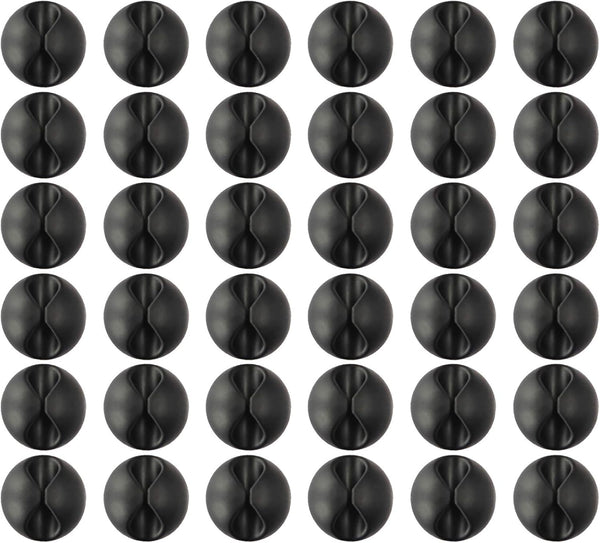 Cable Clips Cord Organizer, Tomorotec 36pcs Multipurpose Cable Holder for Desktop Management