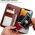 Bocasal Detachable Wallet Case for iPhone 13 Pro Max, RFID Blocking Card Slots Holder, Premium PU Leather Magnetic