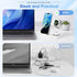 SMILE STATION 3 1 17-12 Wireless Charging Station for Apple Devices: in Foldable Qi Compact Case-Friendly Charger Stand