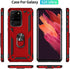 ADDIT Phone Case for Samsung S20 Ultra, Military Grade Heavy Duty Protection with Ring Holder Stand, Support Magnet Car