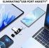 EASTBULL 8GB USB2.0 5-Pack, 2-in-1 FAT32 Pack 8GB) & Type-C Flash Drives USB C Drive Bulk USB-A + USB-C Thumb Drives
