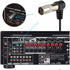 Bingfu 75 Ohm FM Antenna for Pioneer, Onkyo, Yamaha, Marantz, Bose Wave Music System, Indoor Digital HD Radio FM