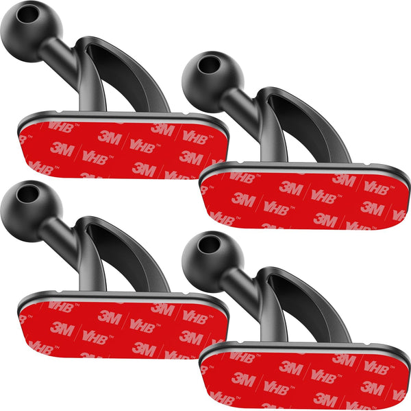 4 Pack 3M VHB Sticky Pads Adhesive Ball Mount for Car Phone Holder, Upgraded Replacement Mounting Tape for MagSafe