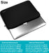 Naukay 15.6 Inch Laptop Sleeve Case, Resistant Neoprene Notebook Pocket Case for Asus/Dell/Fujitsu/HP/Sony/Toshiba/Acer