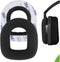 Geekria Comfort Velour Replacement Ear Pads for Astro A10 Gaming Headset, Black