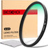 Beschoi 62mm MRC UV Protection Filter, 30 Layer Multi-Resistant Nano Coatings, HD Optical Glass