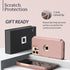 LUPA iPhone 11 Pro Flip Wallet Case - Slim Faux Leather Purse with Credit Card Holder, Rose Gold
