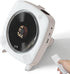 Portable CD Player with Speakers, FM Radio, Remote Control, AUX Port, USB Read, Desktop and Wall Mounted, White