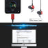 Lightning Headphones, Magnetic Earbuds with Microphone Controller for Sports, Compatible with iPhone 14/13/12