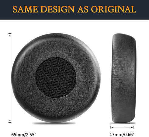SOULWIT Earpads Replacement for Jabra Evolve 75 (75UC 75MS 75SE) Bluetooth Headset, High-Density Noise Isolation Foam