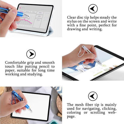 5 Pack Stylists Pens for Touch Screens, Accurate and Sensitive Easy to Carry Stylus Pen for All Universal Devices