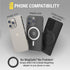 Scosche MagicMount SMSDV-SP MagSafe Car Mount, Magnetic Phone Holder for Dashboard/Vent Compatible with iPhone