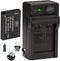 SLB-10A Battery and Charger for Samsung EX2F, HZ15W, SL202, SL420, SL620, WB150F, WB250F, WB350F Digital Camera
