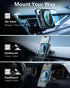 ESR Qi2 15W MagSafe Car Mount Charger, Air Vent/Dashboard Magnetic Wireless Charger for iPhone 15/14/13/12, Black