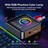 M10 RGB Upgraded Bluetooth 5.4 Audio Receiver Transmitter for TV Home Stereo/Speakers with USB, RCA, AUX